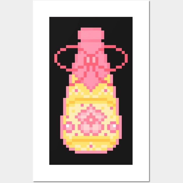 Sake Pixel Art Wall Art by AlleenasPixels